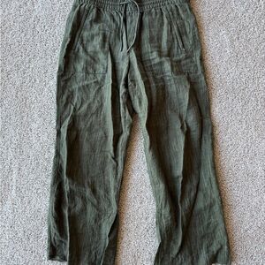 Athleta Retreat Linen Wide Leg pants
